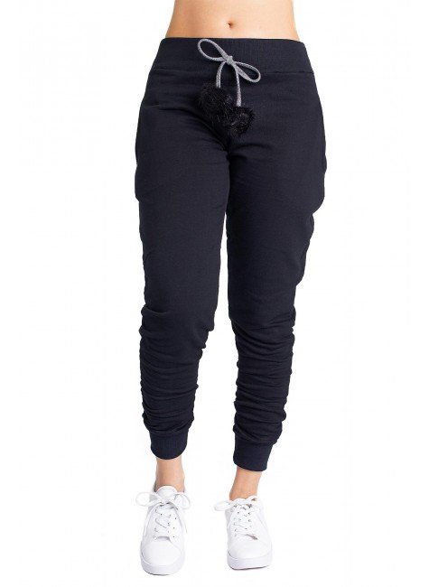 calça jogger feminina jeans preta