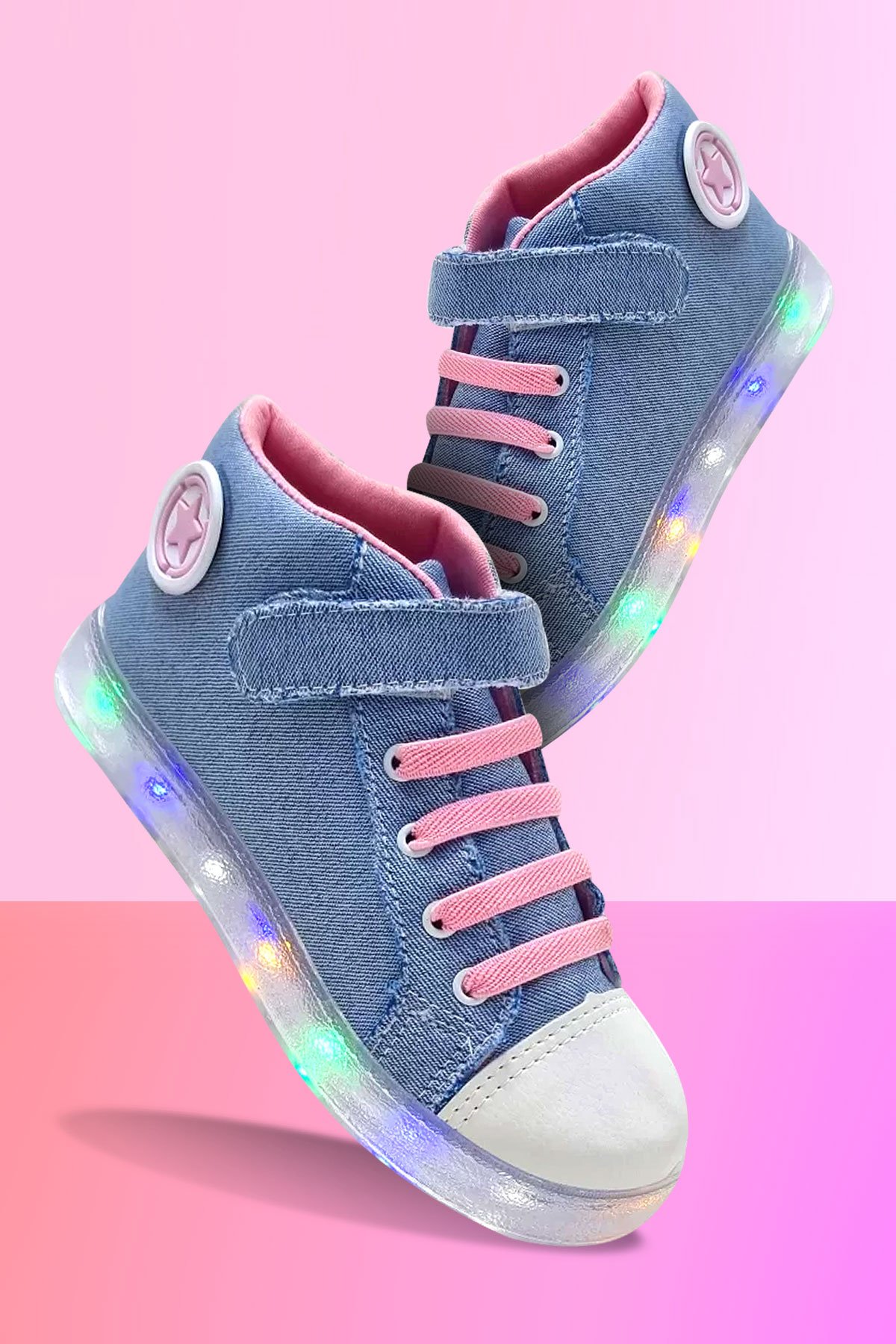 Fashion tenis led infantil menina