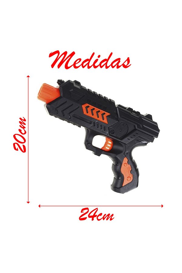 Kit De Duas Armas De Brinquedo Lança Dardos Pistola Infantil