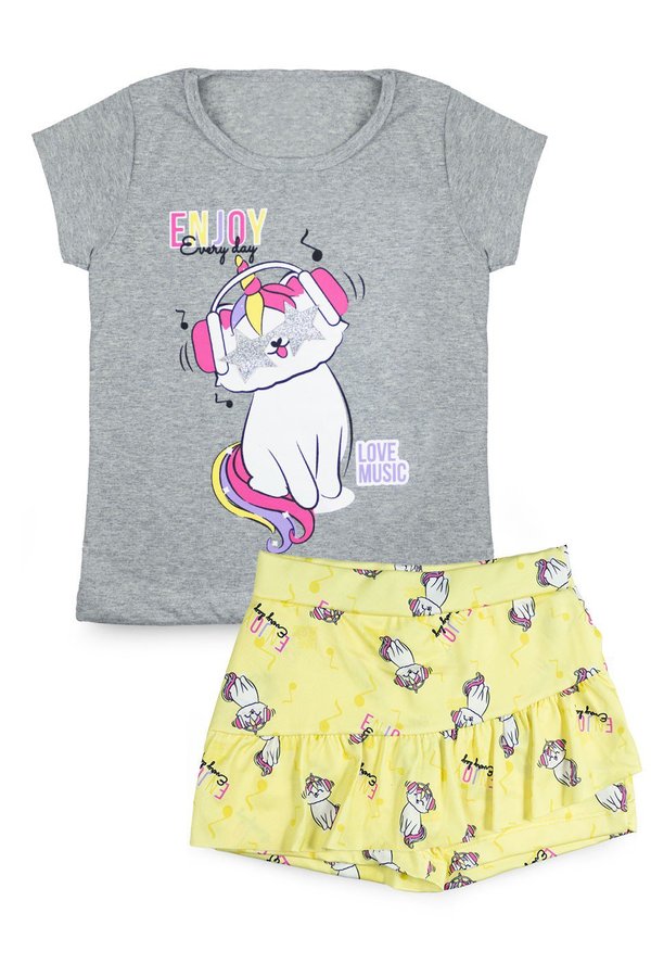 06 conjunto infantil feminino interativo enjoy every day fone mescla 0449 laluna