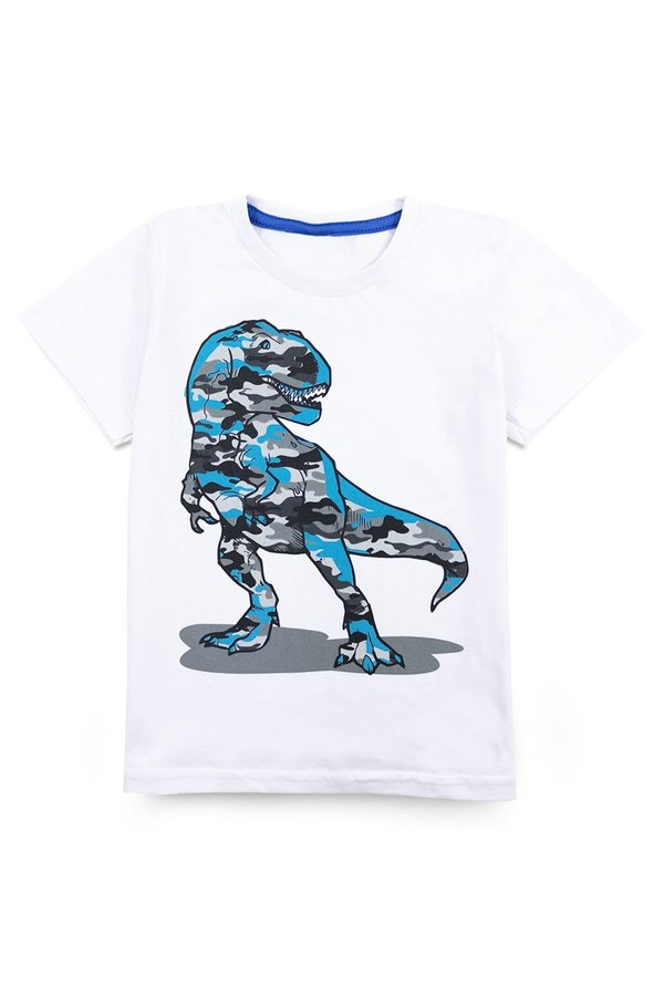 01 conjunto infantil masculino dino camuflado branco 212311 ease kids