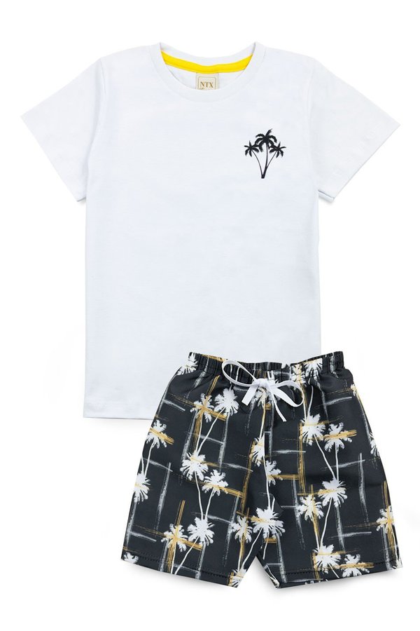 05 conjunto infantil masculino coqueiro branco 212318 ease kids