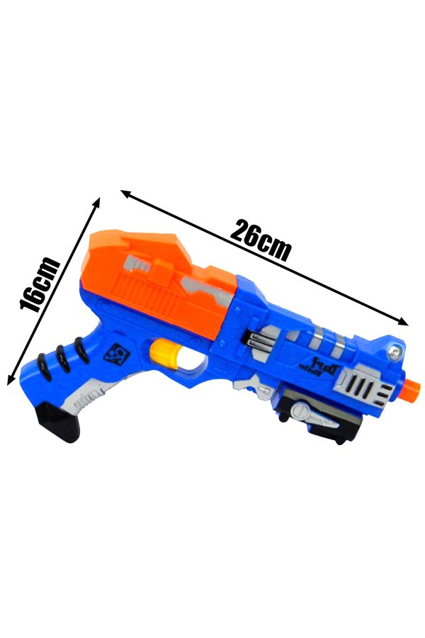Kit 2 pistolas / arma de brinquedo com 6 dardos revolver infantil