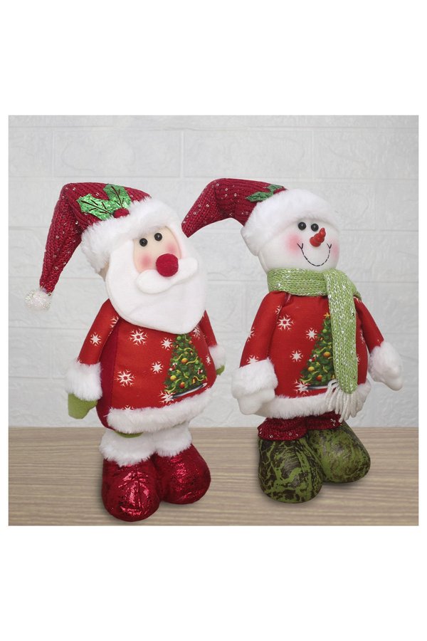 Boneco Natal Papai Noel Cozinheiro Padeiro Chef Em Tecido 48cm