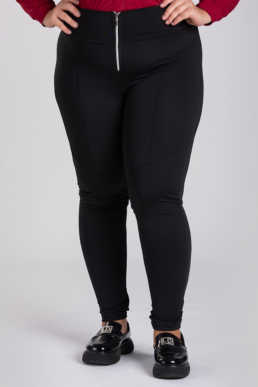 Calça legging best sale montaria plus size