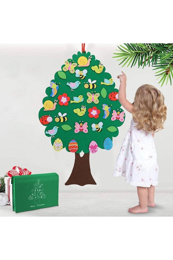Montessori Vilten Kerstboom voor Kleuters