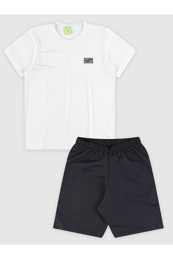 210 6886 68 conjunto infantil camiseta bermuda menino verao