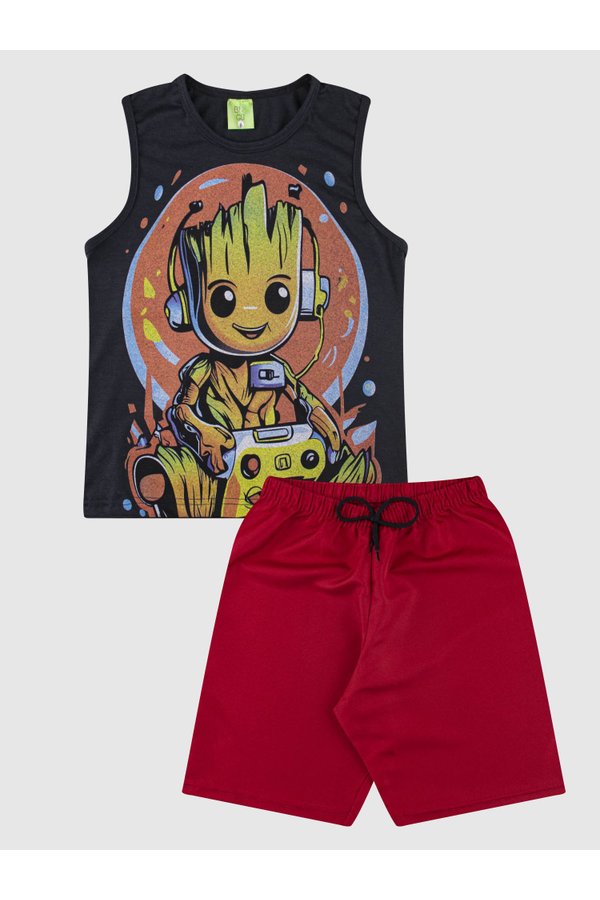 210 7199 131 conjunto infantil regata bermuda masculino verao